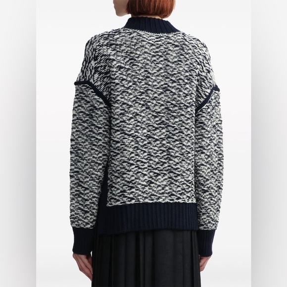 3.1 Phillip Lim long sleeve wool jacquard turtleneck sweater - Picture 6 of 6